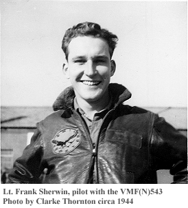 Lt Frank Sherwin, photographced by Clarke Thornton.