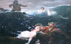 Arnold Bocklin's "Play of the Waves"